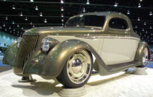A 36 Ford named "First Love" that won the Ridler Award
